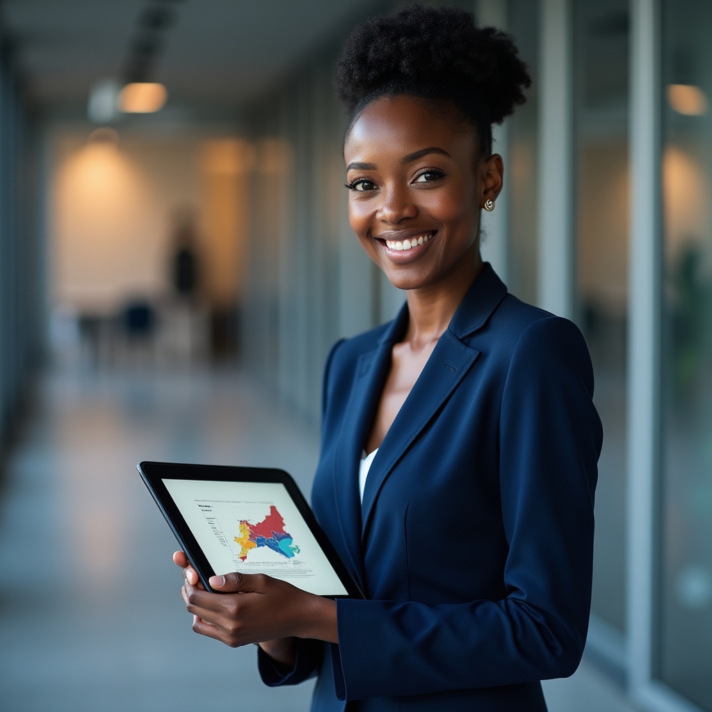 Profesional desarrollando capacidades de pensamiento creativo en entorno de trabajo